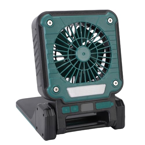 Bewinner 4000 -mAh Tragbarer Lüfter Wieder Aufgeladen mit Solarpanel, 3 Windgeschwindigkeiten 5 Beleuchtungsmodi 2 in 1 Solar Camping -Lüfter mit LED -Licht für Zeltwanderungsnotfall von Bewinner