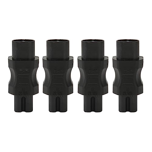 Bewinner 4PCS IEC320 C8 auf IEC320 C7 AC-Adapter, IEC-Stecker auf Buchse AC-Netzkabel für PDU-Chassis, Laptop, USV-Sockel, Computerraumsteckdose von Bewinner