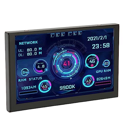 Bewinner 5 Zoll IPS USB Bildschirm AIDA64 PC CPU HDD Datenmonitor, PC Sensor Panel Display PC Temperaturanzeige für PC ARGB Computergehäuse Sekundärbildschirm Bewinner 5 Zoll IPS USB Bildschirm AIDA64 PC CPU HDD Datenmonitor, PC Sensor Panel Display PC Temperaturanzeige für PC ARGB Computergehäuse Sekundärbildschirm von Bewinner