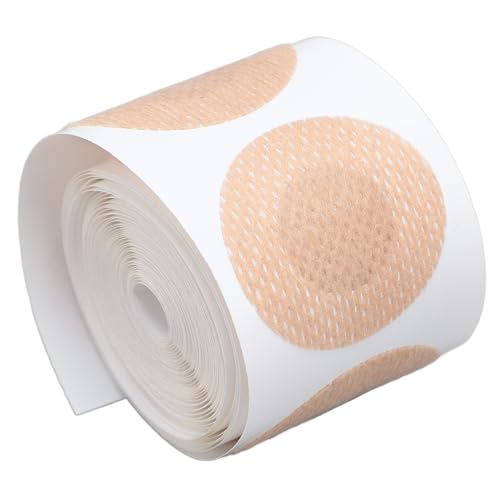 Bewinner 50 Paar Nippelpads Männer - 4.5cm Anti Chafing Round Mens Nipple Cover Pads No Show, Sicherheit Einweg Brustwarzenabdeckung für Marathon (Hautfarbe) von Bewinner