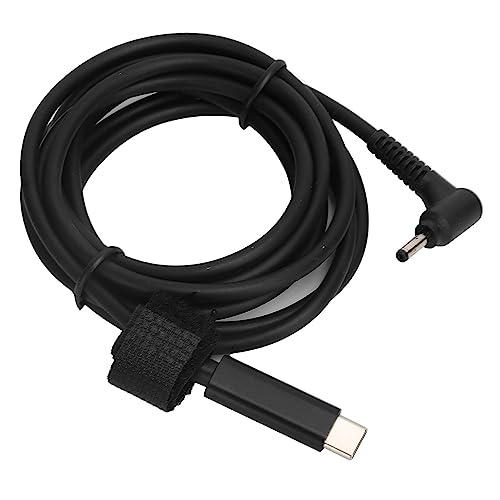 Bewinner 65W USB C DC Ladekabel für Laptop, Universal USB C zu DC Stromkabel, 3,0x1,1mm Rundbogenausgang, 3A 1,5m Laptop Adapter, Ersatz Laptop Ladekabel von Bewinner