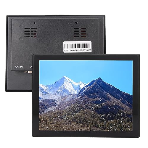 Bewinner 8-Zoll-Touchscreen-, Kapazitiver Multi-Touch- mit LED-Hintergrundbeleuchtung für Supermarkt, Restaurant, VGA-Eingänge, Auflösung 1024 X 768 (EU-Stecker) von Bewinner