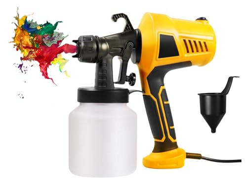 Bewinner 800 Ml Elektrisches Farbsprühsystem für Zäune und Schuppen, 500 W Terrassen Sprühpistole, Gartenzaun Farbkessel Set für Unkrautvernichter, Möbel, Schränke, Zäune Bewinner 800 Ml Elektrisches Farbsprühsystem für Zäune und Schuppen, 500 W Terrassen Sprühpistole, Gartenzaun Farbkessel Set für Unkrautvernichter, Möbel, Schränke, Zäune von Bewinner