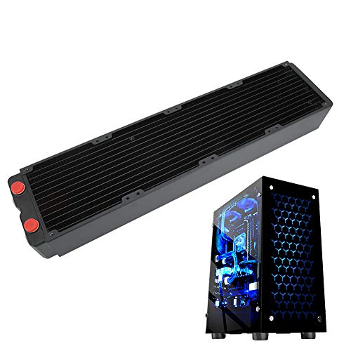Bewinner Computerkühler, Ersatz 3-lagiger 12-Rohr-Kupferkühlkörper Wasserkühlungskühler, Computer-Wärmetauscher für CPU-Kühlkörper Bewinner Computerkühler, Ersatz 3-lagiger 12-Rohr-Kupferkühlkörper Wasserkühlungskühler, Computer-Wärmetauscher für CPU-Kühlkörper von Bewinner