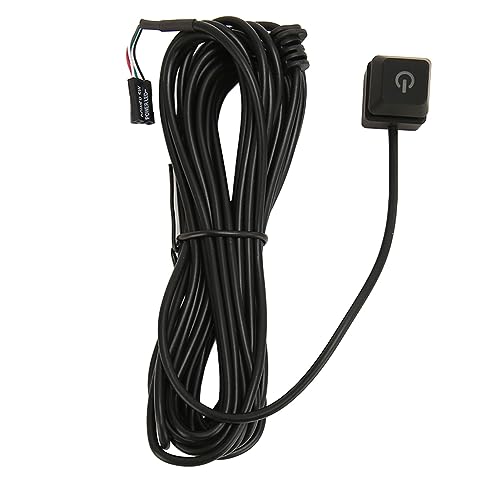 Bewinner Desktop-Computer-Netzschalter, Stromversorgungskabel, Externer Fernstart-PC, EIN-/Aus-Schalter, Verlängerungskabel, Computergehäuse, Netzteil, Reset-HDD-Tastenschalter für PC (5M) von Bewinner