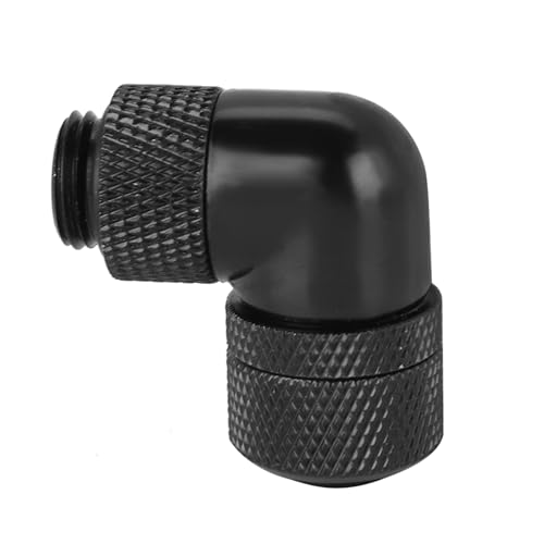 Bewinner Einstellung der Wasserkühlung, Hochwertig Dauerhafte Wasserkühlungszubehör für den Computer für den Computer (BLACK) von Bewinner