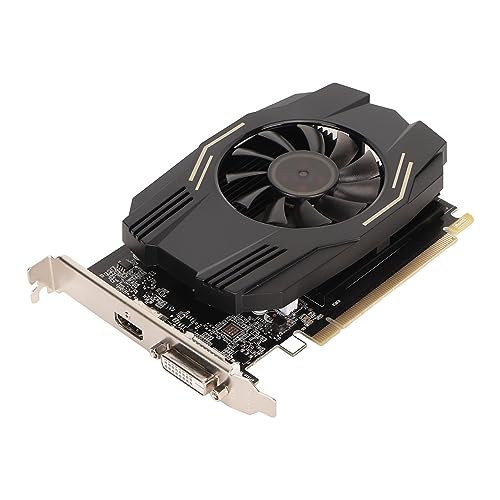 Bewinner GT 1030 Grafikkarte, 4 GB DDR4 64bit Computer PC Gaming Video Grafikkarte, PCIe 3.0 X4, HDMI DVI Desktop Grafikkarte für Büro und Gaming von Bewinner