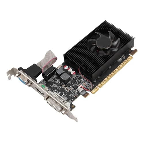 Bewinner GT730-Grafikkarte, 2 GB GDDR3 64-Bit-Gaming-Grafikkarte mit Lüfter, DVI, VGA, HDMI, PCI Express 2.0 X 8, Low-Profile-GPU-Computer-Grafikkarten Bewinner GT730-Grafikkarte, 2 GB GDDR3 64-Bit-Gaming-Grafikkarte mit Lüfter, DVI, VGA, HDMI, PCI Express 2.0 X 8, Low-Profile-GPU-Computer-Grafikkarten von Bewinner