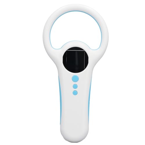 Bewinner Haustier Mikrochip Lesegerät – 134,2 KHz/125 KHz Rfid Chip, Tragbarer Mikrochip Scanner, Berührungsloser Tiermarken Scanner, USB-Datenverbindung für Hunde von Bewinner
