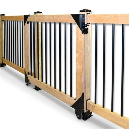 Bewinner Hochleistungs-Schiebetor-Hardware-Kit aus Karbonstahl, Kugellagerrollen für 1000-lb-Tore, universelles Schiebesystem für Wohn- und Gewerbezwecke von Bewinner