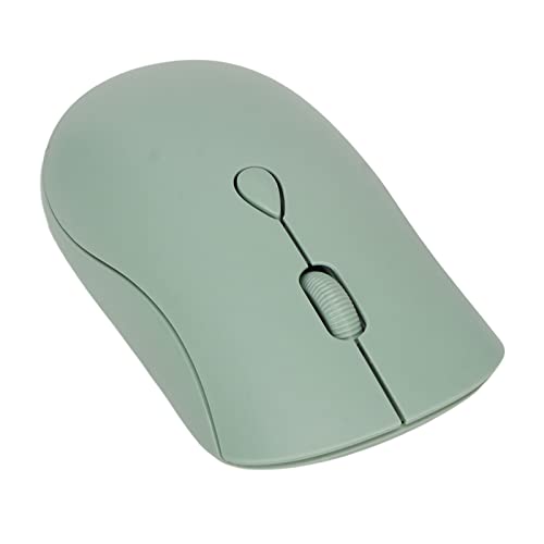 Bewinner Kabellose Maus, 1600 DPI Ergonomische Optische Maus, 2,4 G mit USB Nano Empfänger, Wiederaufladbare Bluetooth Computermäuse für Büro Desktop PCs (Grün) von Bewinner