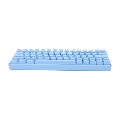 Bewinner Mechanische Gaming-Tastatur, 64 Tasten, 4 Schalter, Ergonomische PC-Tastatur, 3-Modus-Verbindung (kabelgebunden, Drahtlos,) für Computer-Laptop (Roter Schalter) von Bewinner