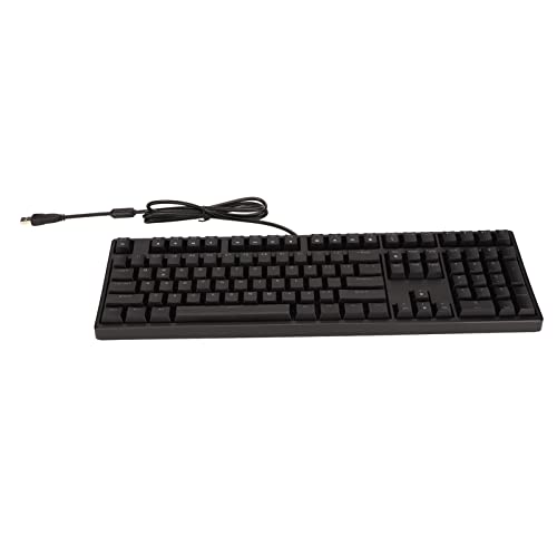 Bewinner Mechanische Gaming-Tastatur, Weiße LED-Hintergrundbeleuchtung, Kabelgebundene USB-Tastatur mit Braunen Schaltern, 108 Tasten, Ergonomische One-Key-Rechnerfunktion, Kabelgebundene Bewinner Mechanische Gaming-Tastatur, Weiße LED-Hintergrundbeleuchtung, Kabelgebundene USB-Tastatur mit Braunen Schaltern, 108 Tasten, Ergonomische One-Key-Rechnerfunktion, Kabelgebundene von Bewinner