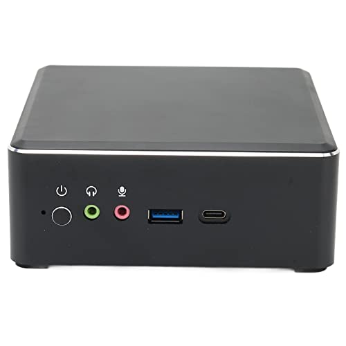 Bewinner Desktop Computer für Windows 10, PC Quad Core Radeon Vega 10 Grafik, 8GB+128GB/256GB/512GB ROM, 2,0GHz Bis 3,6GHz, 4K HD, Typ C, 100‑240V (EU-Stecker 8 GB DDR4 + 256 von Bewinner