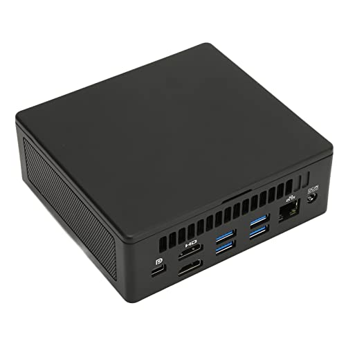 Bewinner -PC, 8 GB RAM 1 TB NVME SSD -Desktop-Computer, Dual-Band-WLAN-Computer, I7 1165G7, Iris Xe-Grafikkarte, Gigabit-Ethernet, Business-PC (EU-Stecker) von Bewinner