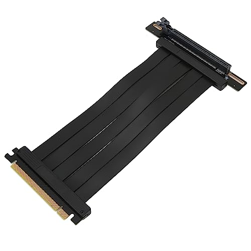 Bewinner PCIE 4.0-Verlängerungskabel, Grafikkarte GPU Vertikales Hochgeschwindigkeits-PCI Express4.0 X16-Riser-Kabel 90-Grad-Adapter für RTX3090 RTX3080 RTX3070 RTX3060TI RX6900XT RX6800 von Bewinner