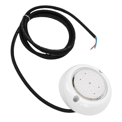 Bewinner Pool Light 6W, RGB Farbwechselnder Wandmontage Unterwasserlicht mit Fernbedienung für Home Swimming Pool Fountain Pond Party IP68 von Bewinner