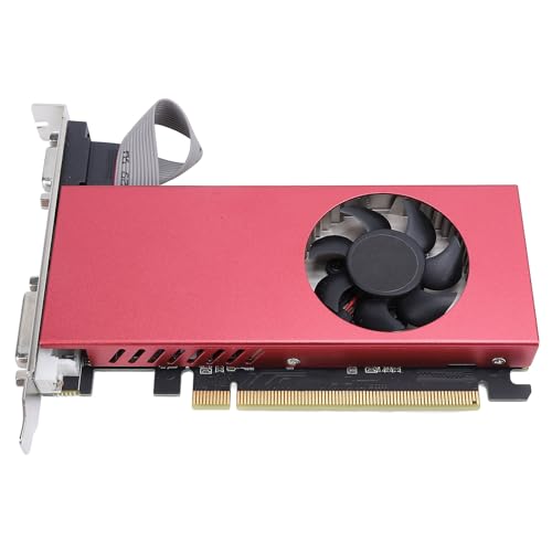 Bewinner RX550 Gaming-Grafikkarten, 4 GB GDDR5 128 Bit 4K 60 Hz Ausgang, Metallkühlgehäuse, Metallrückplatte in Voller Größe, Grafikkarten für Desktop-PCs von Bewinner