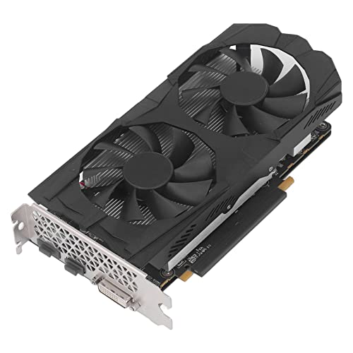 Bewinner RX580-Grafikkarte, 8 GB DDR5 256-Bit-Gaming-Grafikkarte, 2560 X 1600-Video-Grafikkarte, HDMI-DVI-DP-PCIe-3.0-Computergrafikkarte, Dual-Ball-Lüfterlager von Bewinner