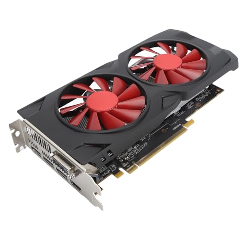 Bewinner RX580-Grafikkarte, 8 GB GDDR5 256-Bit-Computer-GPU-Grafikkarte, HDMI 3DP-Ausgang, PCI Express 3.0 mit Dual-Lüfter, PC-Grafikkarte für Büro und Gaming Bewinner RX580-Grafikkarte, 8 GB GDDR5 256-Bit-Computer-GPU-Grafikkarte, HDMI 3DP-Ausgang, PCI Express 3.0 mit Dual-Lüfter, PC-Grafikkarte für Büro und Gaming von Bewinner