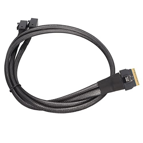 Bewinner SAS Kabel, SFF 8654 auf SFF 8643 Serverleitung MiniSAS Server Array Kartenkabel Datenübertragungsleitung mit Unterstützung für 12 Gbit/s Daten Bewinner SAS Kabel, SFF 8654 auf SFF 8643 Serverleitung MiniSAS Server Array Kartenkabel Datenübertragungsleitung mit Unterstützung für 12 Gbit/s Daten von Bewinner