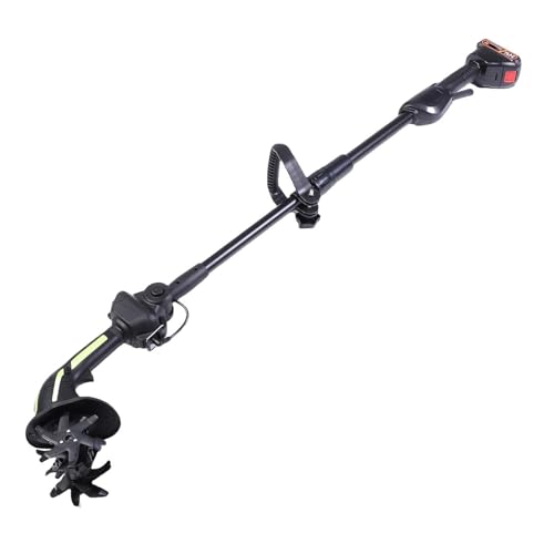 Bewinner Schnurlose Elektrische Pinne, 253 U/Min Elektrischer Garten Pinne, Insgesamt 3000mAh 2 Batterieantrieb, Dynamisch Bürstenloser Motor Ermöglichen Einen Reibungslosen (EU-Stecker) von Bewinner