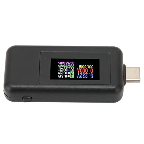 Bewinner Spannungsprüfer, USB,Tester Echtzeiterkennung IPS HD,Display Hohe Genauigkeit Abschaltspeicher USB,Spannungs, Strom, Strommengenmesser von Bewinner