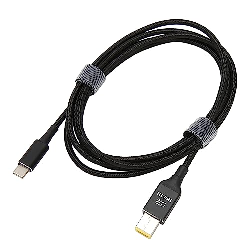 Bewinner USB-C-auf-Slim-Tip-Laptop-Ladekabel, Typ-C-auf-Quadrat-Konverter-Verlängerungskabel, 135-W-PD-USB-Typ-C-Schnellladekabel für Legion Y7000P von Bewinner