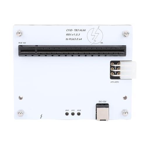 Bewinner USB4.0 External GPU Dock mit PCIe 16x -Steckplatz, 1M Kabel - Grafikkarten -Dockingstation für Laptop -Handheld -Gaming, SSD/Sound -Kartenunterstützung, 12 V DC oder PD Power von Bewinner