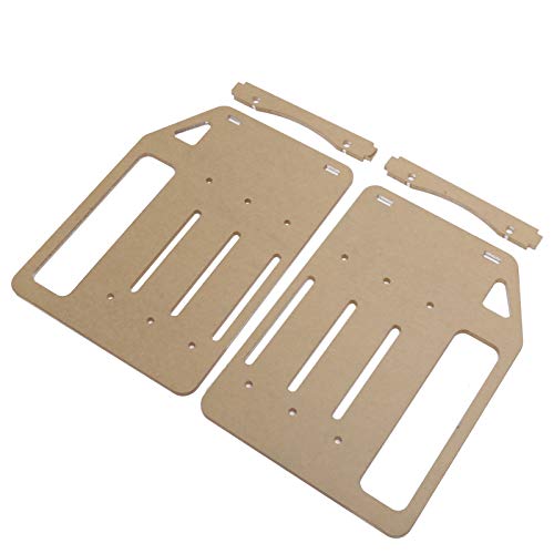 Bewinner YJ-Y3F-002 3.5 Festplattenhalterung, DIY Transparent Rack Cage Separator Stand, Acrylhalterung Adapter für Montagehalterung mit Schrauben für PC von Bewinner