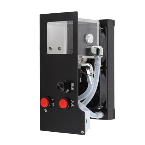 CPU-Wasserkühlerpumpe, 600 L H PC-Wasserkühlung, Integrierte Stummschaltungswasserpumpe, PC-CPU-Wasserkühlsystem-Wärmetauscher mit G1/4-Gewinde, mit Lüftern für CPU-Wasserkühlerpumpe, 600 L H PC-Wasserkühlung, Integrierte Stummschaltungswasserpumpe, PC-CPU-Wasserkühlsystem-Wärmetauscher mit G1/4-Gewinde, mit Lüftern für von Bewinner