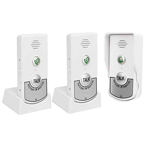 Drahtloses Intercom-System, Drahtlose Sprach-Intercom-Türklingel mit 1000 M Durchdringungskraft, 2000 MAh, Intelligente Haus-Intercom-Türklingeln für Häuser, Hotels, Villen, Fabriken, Krankenhäuser Drahtloses Intercom-System, Drahtlose Sprach-Intercom-Türklingel mit 1000 M Durchdringungskraft, 2000 MAh, Intelligente Haus-Intercom-Türklingeln für Häuser, Hotels, Villen, Fabriken, Krankenhäuser von Bewinner