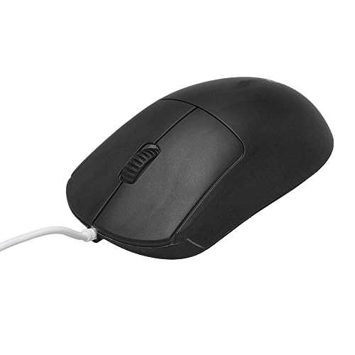 Einfache Kabelgebundene USB-Maus, 1200 DPI, Optische 3-Tasten-Kabel-Computer-Laptop-Gaming-Maus, Ergonomisches Design, Helle Farbmaus für Kinder, Mädchen, Damen, Büro und Zuhause von Bewinner