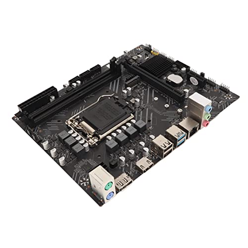 Bewinner H510 Motherboard, LGA 1200 Micro ATX Motherboard, 2 DDR4 Desktop Computer Motherboard,HDMI, DP, PCIE 16X Grafikkarte Slot, GPU Mining Motherboard für Office Game von Bewinner