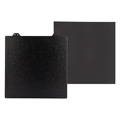 Magnetbett PEI Bauplatte, 220 Mm, Doppelte Textur, Wiederholte Verwendung, Doppelseitig, 3D Druckerplattform, Beheizte Bett Bauplatte mit Magnetischem Aufkleber, B Seite für von Bewinner