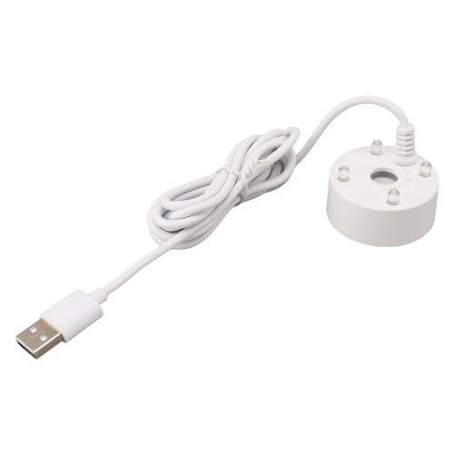 Nebelerzeuger, USB-Nebelerzeuger mit RGB-LED-Leuchten, Ultraschall-Nebelgerät für Teiche, Wigwams, Aquarien, Umweltfreundlicher Nebelerzeuger ohne Hitze, Einfach zu Bedienen, 5 V von Bewinner