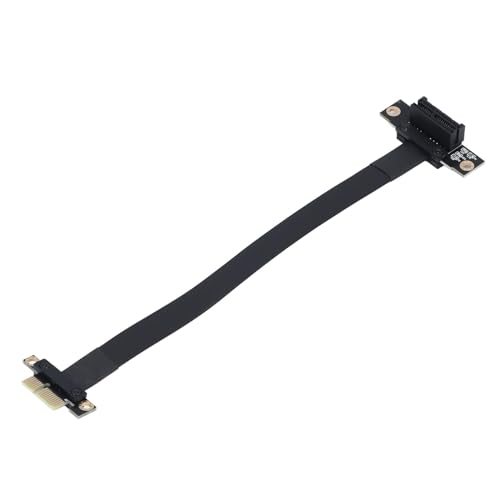 PCIE 3.0-Verlängerungskabel, Rechtwinkliges 90-Grad-PCIe 3.0 X1-zu-x1-Verlängerungskabel Hochgeschwindigkeits-PCI-Express-Riser-Karte mit Premium-PCIE-Sockeln, für von Bewinner
