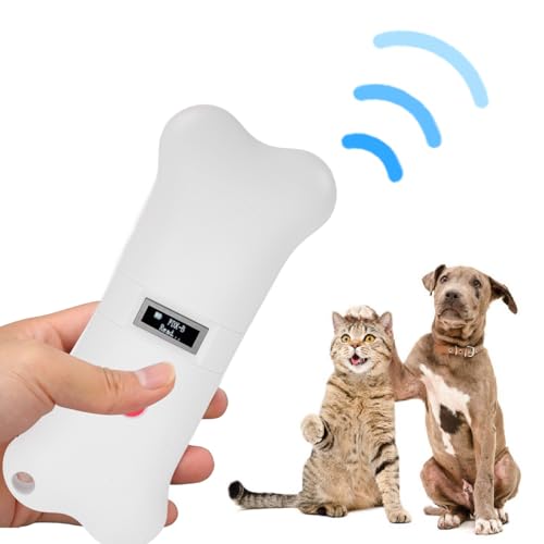 PET Microchip Reader, 134.2KHz 32 Datenspeicher PET -Chip -ID -ID -Scanner, Wiederaufladbare Handheld -Animal -Tag -Scanner mit LED -Anzeige für ISO11784, 5 FDX B PET Microchip Reader, 134.2KHz 32 Datenspeicher PET -Chip -ID -ID -Scanner, Wiederaufladbare Handheld -Animal -Tag -Scanner mit LED -Anzeige für ISO11784, 5 FDX B von Bewinner