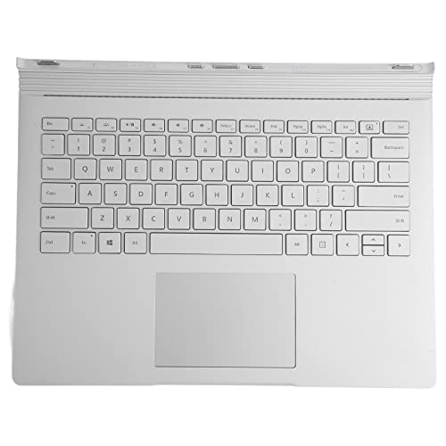 Tastatur für Microsoft Surface Book 1, Surface Book Cover Keyboard Portable Ultra Thin Silver Full Key Multifunktions-Ersatztastatur für Microsoft Laptop Book 1 von Bewinner
