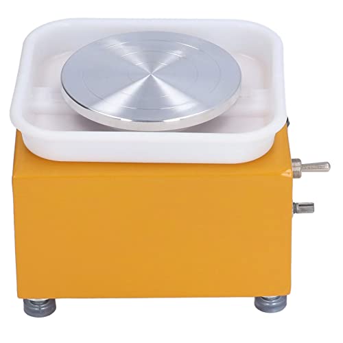 Töpferscheibe Kinderunterricht Keramik-Kunst-Maschine Keramik-Arbeit Tonformmaschine Elektrische Töpferscheibe-Maschine Keramik (EU-Stecker) von Bewinner