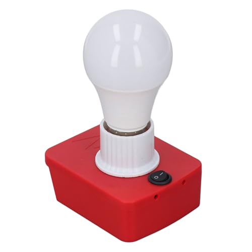 Tragbare E27 LED Arbeitslampe mit Batterieadapter, Elektrowerkzeug, 18 V Lithium Batterien, Betriebene Lampe, Kompatibel mit M18 48111828 48111815 48111840 48111850 48111860 von Bewinner