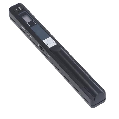 Tragbarer Scanner, Fotoscanner für A4-Dokumente, Bilder, Seiten, Texte in 900 DPI, 8,27 Zoll Mobiler Handscanner für Zuhause, Reisen, Büro (Black) von Bewinner