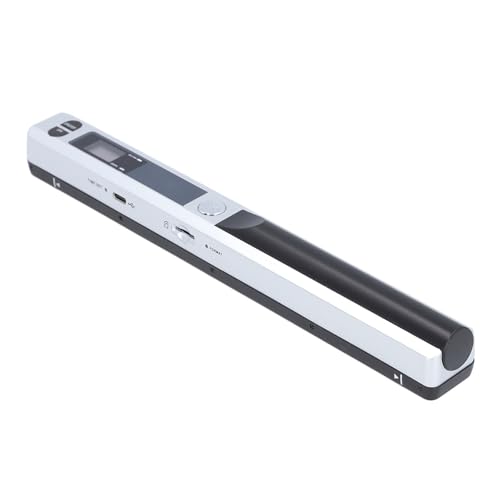 Tragbarer Scanner, Fotoscanner für A4-Dokumente, Bilder, Seiten, Texte in 900 DPI, 8,27 Zoll Mobiler Handscanner für Zuhause, Reisen, Büro (Silver) von Bewinner