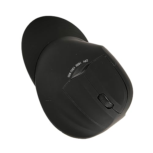 Vertikale Ergonomische Maus, 2,4 G Wiederaufladbare Kabellose Vertikale Mäuse mit USB-Empfänger, Basis, 1600 DPI Optische Vertikale Maus Kompatibel für PC, Laptop von Bewinner