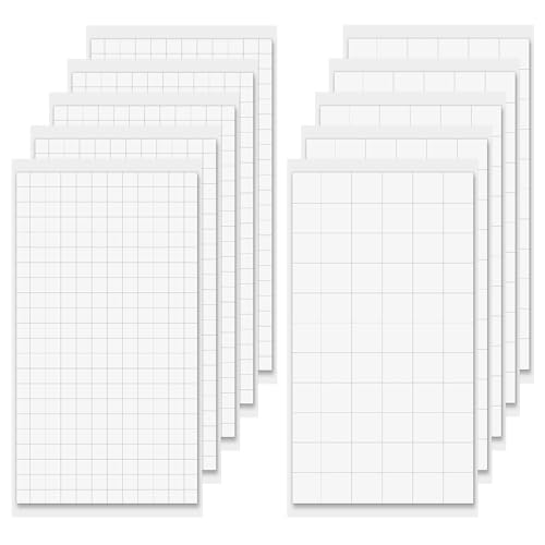 Bewudy 1650 Stück 3D Klebepads Doppelseitig, 2 Größen Schaumstoff Klebekissen Ddoppelseitige Klebepads Extra Stark Weiß Selbstklebend Klebepad Für Scrapbooking Papier Kunststoff (6 × 6mm, 12 × 12mm) von Bewudy