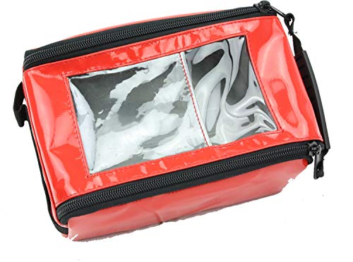 Modultasche - Modulcontainer rot Plane mit Klett (Flausch) von Bexamed