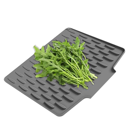 Bexdug Abtropfmatte für die Küche – Abtropfmatte für die Spüle, faltbar, rutschfest, Silikon, Abtropfmatte für Küchentheke, Kochen, Esszimmer, Wohnung, Spüle Bexdug Abtropfmatte für die Küche – Abtropfmatte für die Spüle, faltbar, rutschfest, Silikon, Abtropfmatte für Küchentheke, Kochen, Esszimmer, Wohnung, Spüle von Bexdug