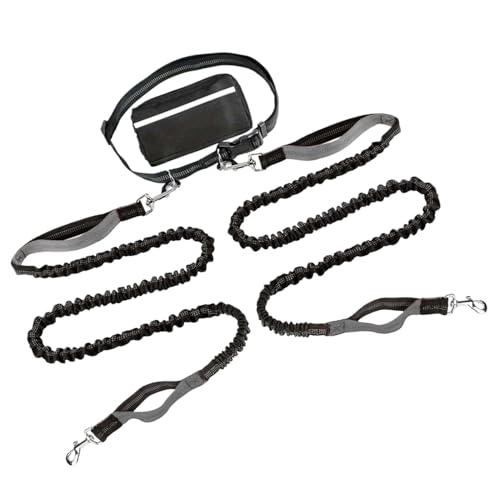 Bexdug Auslegekabel für Hunde – Reflektierendes Laufkabel für Hunde – strapazierfähige Nylon-Hundeleine mit Aufbewahrungstasche, Haustierzubehör für Läufer außerhalb des Hinterhofs von Bexdug