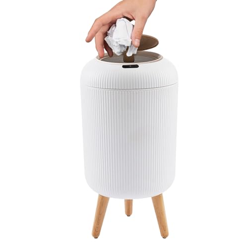 Bexdug Berührungsloser Mülleimer | 10L Automatischer Abfalleimer | Abfallbehälter Für Küche Bad Schlafzimmer Büro & Unter Der Spüle | Hygienische Aufbewahrung Für Privathaushalt Und Gewerbe von Bexdug