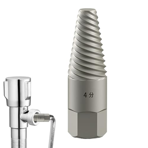 Bexdug Bolzen Extraktor | Beschädigtes Wasserrohr Entferner | Effizienter Rutschfester Ventilentferner, Ergonomisches Werkzeug Für Wasserhahnreparatur von Bexdug
